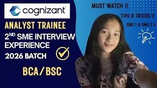 Cognizant 2nd SME Interview Experience (2026 Batch) | Technical Questions | Analyst Trainee BCA/ BCS