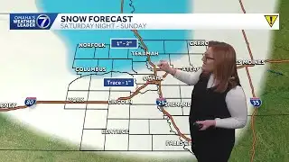 Cold, breezy Friday afternoon for Omaha area