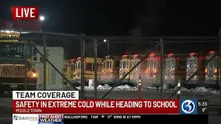 Cold conditions prompt safety warnings for students heading to school