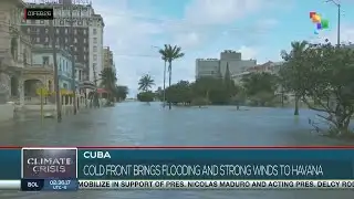 Cold front brings flooding and strong winds to Havana