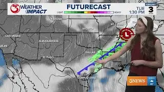 Cold front expected Tuesday night