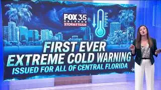 Cold impacts around Central Florida, snow flurries seen in Florida areas