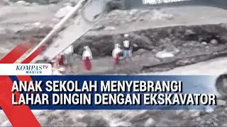 Cold Lava Flows, Students Ride Excavators to School