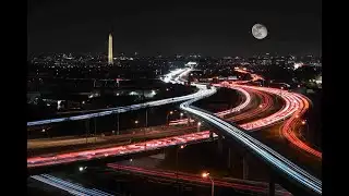Cold Moon Timelapse - Pentagon City, VA.