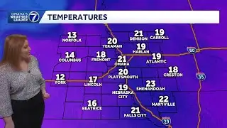 Cold morning, mild afternoon Sunday for Omaha area