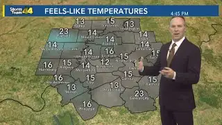 COLD now, and even COLDER tonight!