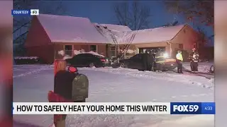 Cold snap prompts departments to encourage fire safety