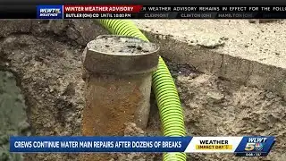 Cold weather causes water main breaks in Cincinnati and Northern Kentucky