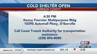 Cold weather shelters open as hard freeze hits South Mississippi