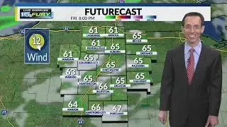 Colder air moving in