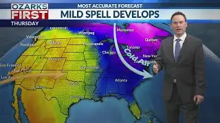 Colder tomorrow, winter warm spell kicking in by the weekend
