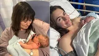 Coleen Nolan is overcome with emotion as she introduces her new grandson