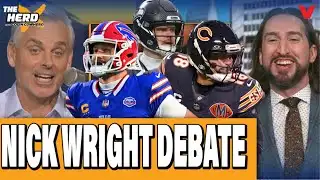 Colin Cowherd & Nick Wright DEBATE NFL Wild Card + Joel Klatt on CFP predictions | THE HERD