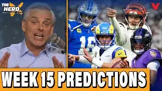 Colin Cowherd’s NFL Week 15 Predictions: Ravens-Bengals, Lions-Rams, Packers-Broncos | THE HERD