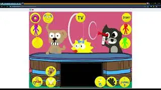 {Collabs} talking tom and ben news the Simpsons  on Scratch
