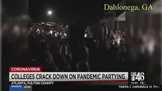 Colleges crackdown on parties to avoid COVID