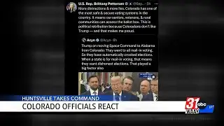 Colorado Officials React to Space Command Moving to Huntsville