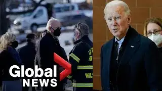 Colorado wildfire: Biden tours damage, calls Marshall fire “blinking code red” for US