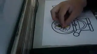 Coloring Picture of Doraemon Cat 2   From Whence We Came