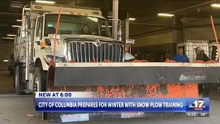 Columbia prepares for winter with annual snowplow training exercise