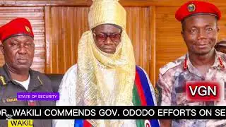 COMDR. WAKILI COMMENDS GOV. ODODO EFFORTS ON SECURITY, CALLS FOR MORE COLLABORATION WITH VGN.