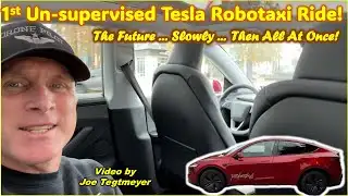 Come with me on the First Unsupervised Tesla Robotaxi Ride! 22 January 2026 in Austin, Texas!