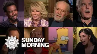 Comedian interviews on "Sunday Morning"