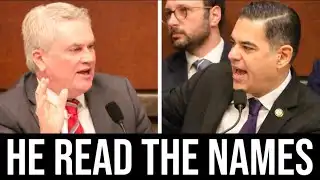 Comer PANICS As Rep. Garcia Reads The List