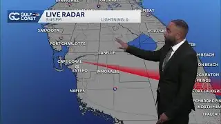 Comfortable and dry across the Gulf Coast Saturday night