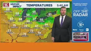 Comfortable Monday brings low humidity before late week mugginess | WTOL 11 Weather