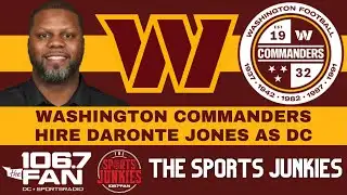 Commanders Hire Daronte Jones | Sports Junkies