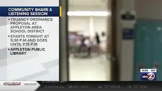 Community listening session on Appleton truancy