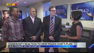 Community members react to the new police chief