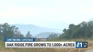 Community supporting firefighters battling Oak Ridge fire