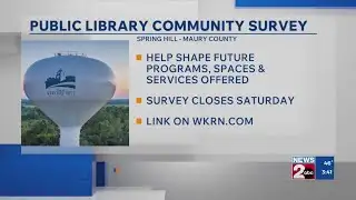 Community survey for new Spring Hill library needs closes Saturday