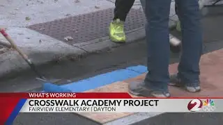 Community unites to install safety sidewalks outside Fairview Elementary