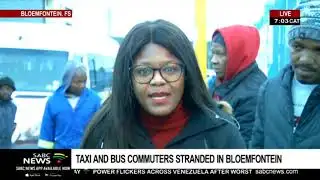 Commuters in Bloemfontein stranded