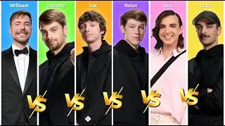 Comparison: MrBeast Crew members
