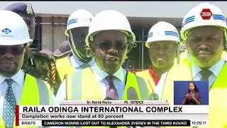 Completion works of Raila Odinga international complex at 80 percent