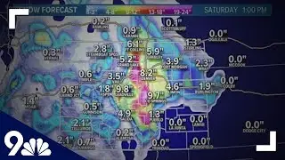 Computer model predictions show probability of snow totals hitting historic levels in Colorado