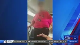 Confrontation on UTA FrontRunner Train