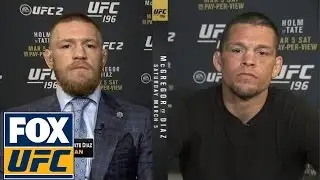 Conor McGregor and Nate Diaz join FOX Sports Live (3/3/16)