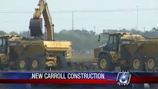 Construction accelerating at Carroll H.S. construction site