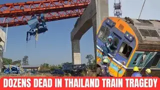Construction Crane Collapses on Passenger Train in Thailand, Killing Dozens