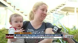 Construction noise keeping residents awake