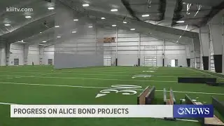 Construction on a number of Alice ISD school projects are ongoing
