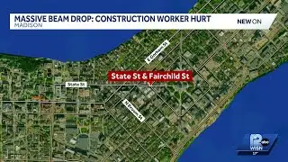 Construction worker critically hurt after massive beam drop in downtown Madison