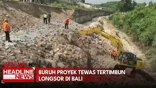 Construction Worker Dies Buried in Bali Landslide