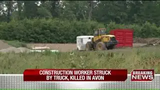 Construction worker hit and killed