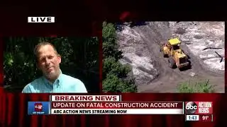 Construction worker killed after being struck by backhoe